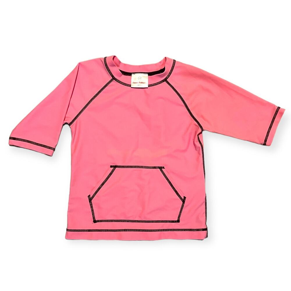 Hanna Andersson VGUC 6/7 Yrs Pink Rash Guard.